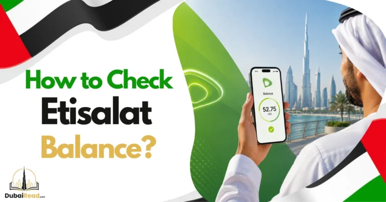 How to Check Etisalat Balance in UAE