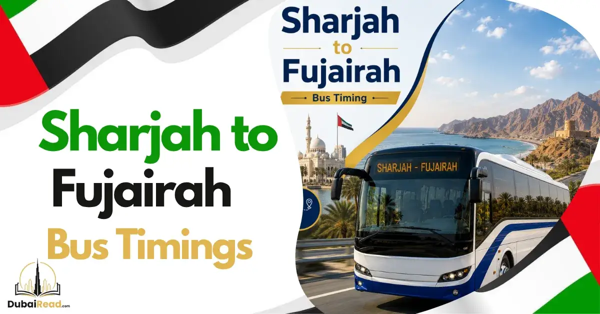 116 Sharjah to Fujairah Bus Timing