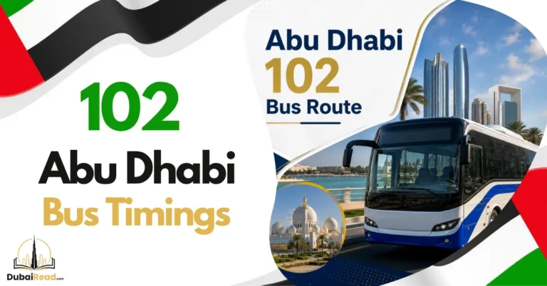 Abu Dhabi 102 Bus Route