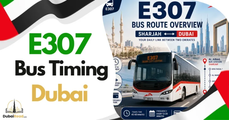 e307 bus timing dubai
