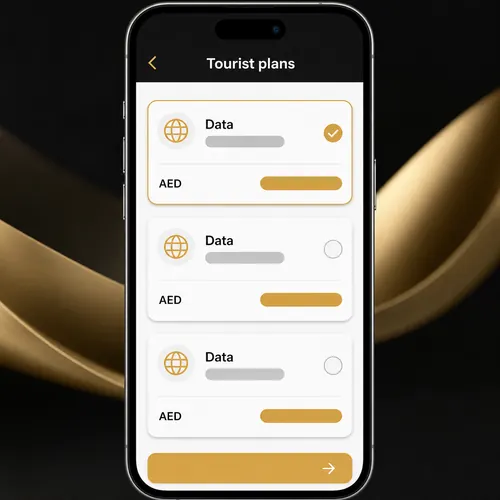 Illustrative du tourist plan-selection screen