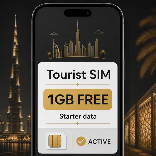 Archived illustration of a previous 1GB tourist starter offer