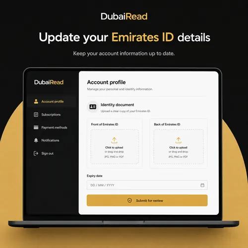 Illustration of registration renewal in an online account