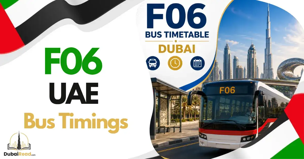 F06 Bus Timetable Dubai
