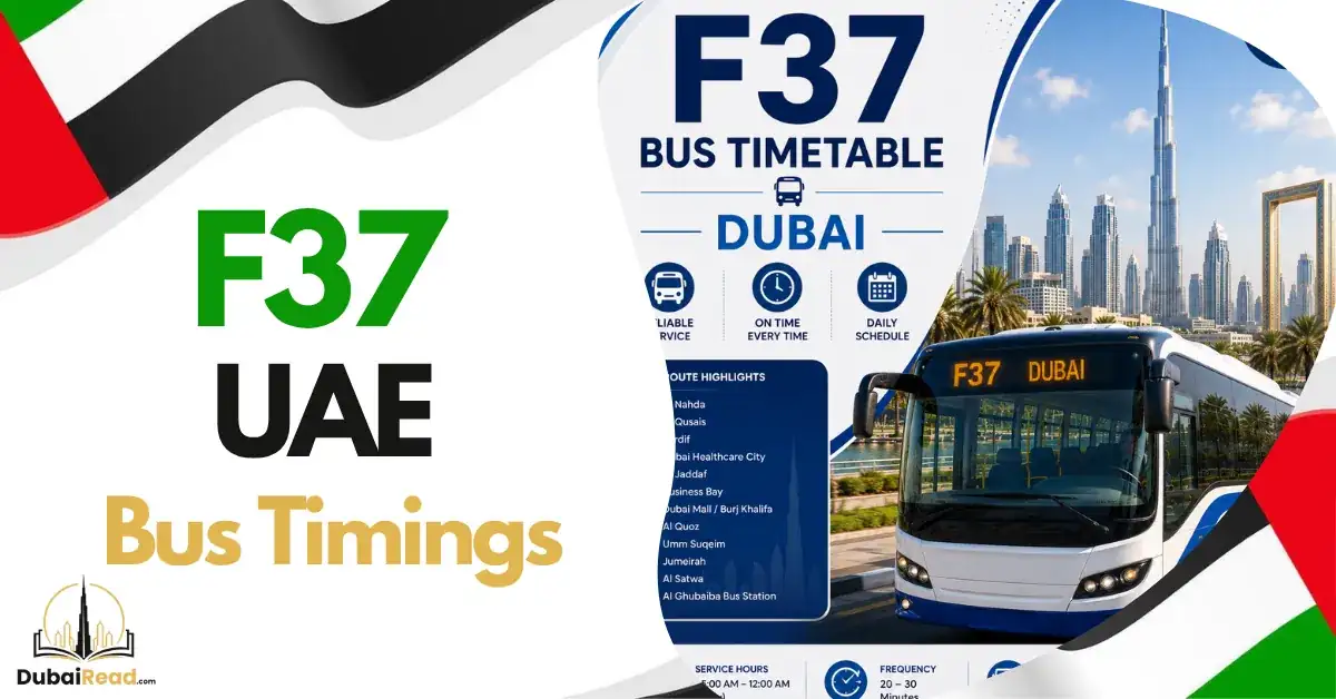 F37 Bus Timetable Dubai